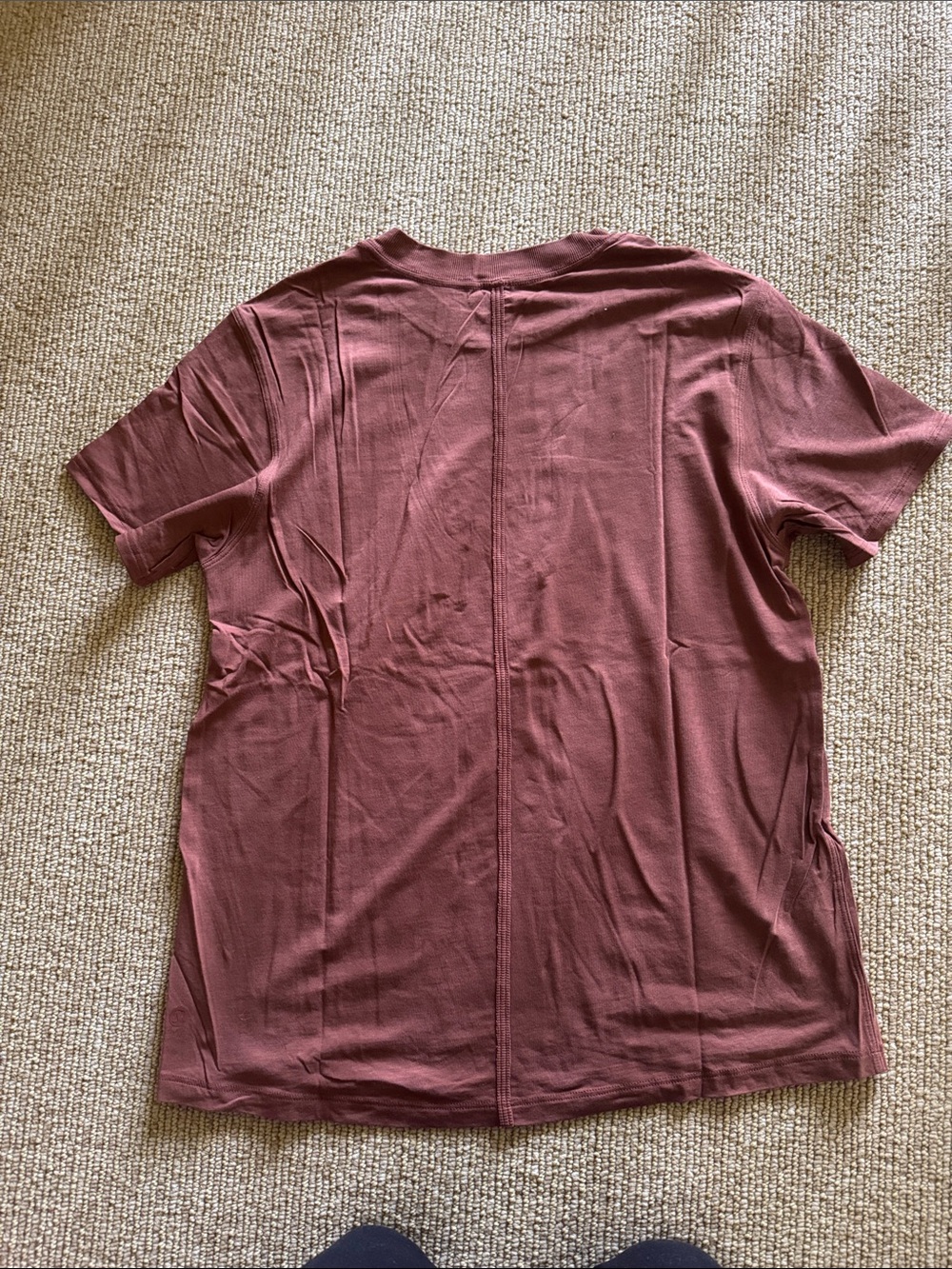 lululemon All Yours boyfriend oversized tee- size 2. - Picture 2 of 3